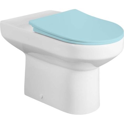 Aqualine Vermet - WC-Kombischüssel, Vario-Abgang, weiß VR038-432