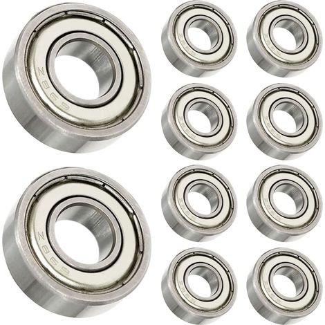 10pcs 698-ZZ Double Shielded Ball Bearings 8x19x6mm 698ZZ (1/5)