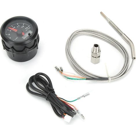 Moteur pas à pas à affichage numérique de jauge de température d'échappement automatique de 52 mm / 2,0 pouces. (1/5)