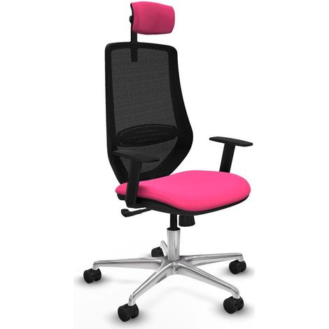 Piqueras y Crespo Mardos Bürostuhl Kunstleder rosa