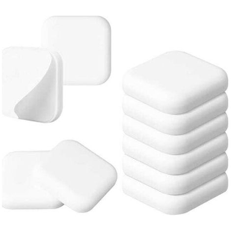 Butée De Porte Adhésive, 10 Pièces Butée De PoignéE De Porte Murale, Silicone Anti-Poignée De Porte Protection Pour Protéger Les Murs