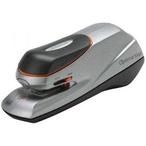 Pinzatrice elettrica optima grip fino a 20 fogli nero/argento rexel (1/4)