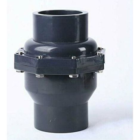 Soupape vidange clapet anti refoulement clapet anti retour eau pvc diamètre intérieur 50mm，DN40 (Diamètre Intérieur 50mm) (1/5)