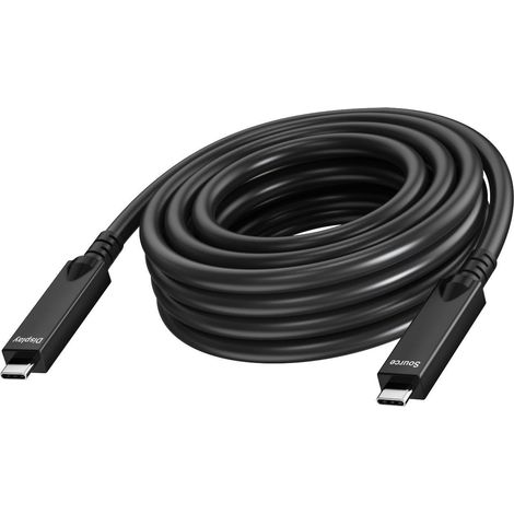 vision TC 10MUSBC BL cable USB-C activo 10 metros negro