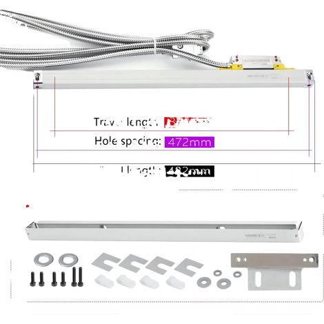 Scala lineare, alta precisione, protezione robusta, KA-500-370mm (1/2)