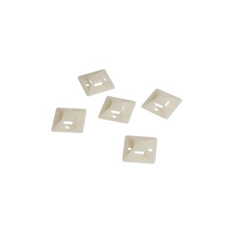 LogiLink KAB0043 presilla Acrilonitrilo butadieno estireno (ABS) Marfil 100 pieza(s) (1/3)