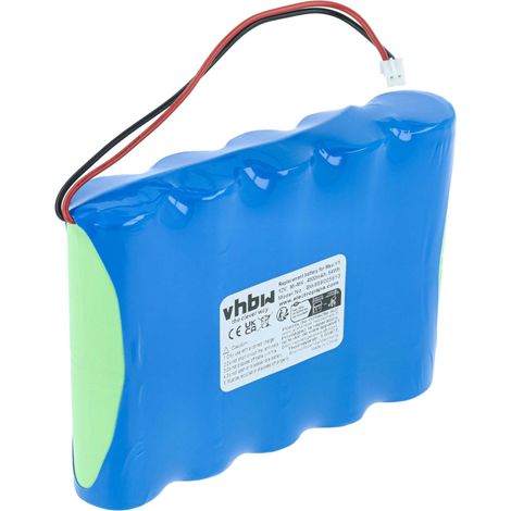 vhbw Batterie compatible avec ApeLight Maxi V1, V2 lampe LED (4,5Ah, 12V, NiMH)