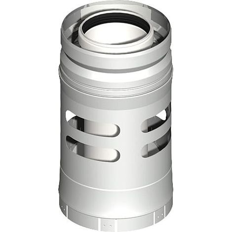 Système de gaz de fumée synthétique, tuyau avec aspiration d'air entrant DN80/125