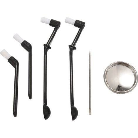 Accessoire pour moulin à café : brosse de nettoyage, pour le dosage, le nettoyage ou l’entretien lors de la préparation de café expresso.-AquaForge (1/5)