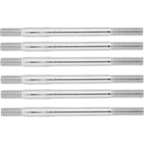 Ej.Life 20 pièces M6x88 boulons à Goujon fileté à Double extrémité adaptés pour générateur de Moteur à Essence 168F / 170F (1/5)