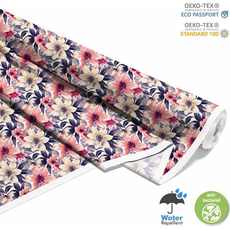 TESSUTI DECORATIVI PER ESTERNI OXFORD - Motivo Fiori I DX5438 (1/5)