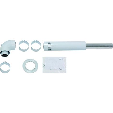 Vaillant Basis-Anschuss-Set LAS turboTEC Luft-/Abgasführung, Alu, 60/100 mm, 303838