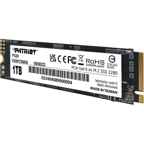 SSD Patriot Viper P320 M.2 PCI-Ex4 NVMe 512 GB 3 GB/s (1/5)