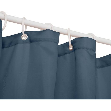 Tenda da doccia colorama 180x200 cm blu - 5five (1/3)