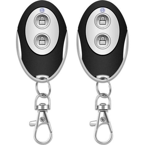 Télécommande Portail - 433,92 MHz - Compatible Code Tournant - Pour Portail Électrique Garage Volet Roulant - 2 Pièces (1/4)