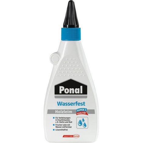 Cola para madera Ponal resistentee al agua, Modelo : Frasco de 225 g, Tipo PN18S