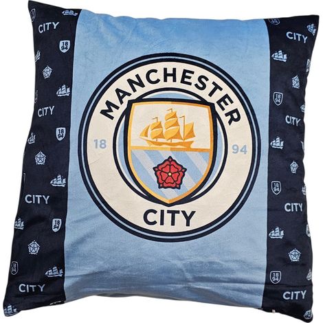 MANCHESTER CITY KISSENBEZUG FÜR JAŚKA KISSENBEZUG 40 X 40 cm SAMT MANN (1/3)
