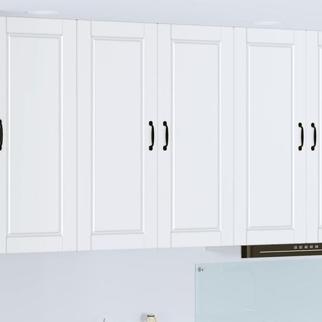 Küchenschrank mit Regal Weiß 80 x 31 x 100 cm Holzwerkstoff