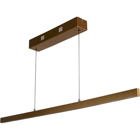 [NEUWERTIG] B-Ware Searchlight Led Hängeleuchte Pendelleuchte Lampe Linear Gold Höhenverstellbar
