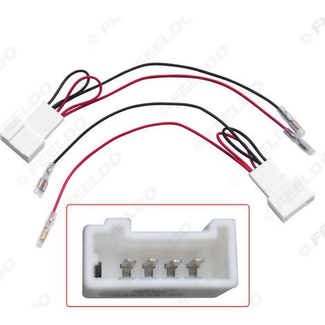 Suitable for Toyota speaker cables, audio equipment, car speaker jacks, and rear cable conversion cables (1/5)