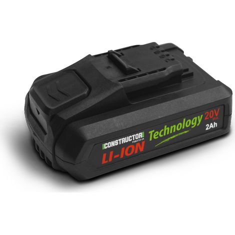Batterie lithium 20V 2Ah – Compatible avec outils PowerShared – Technologie lithium pour performance accrue – Charge rapide – Constructor (1/3)