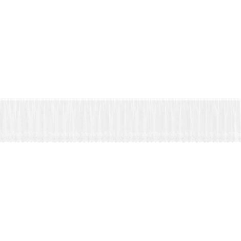 Rideaux avec des rideaux Blanc 500x100cm Polyester CFW78635 (1/5)