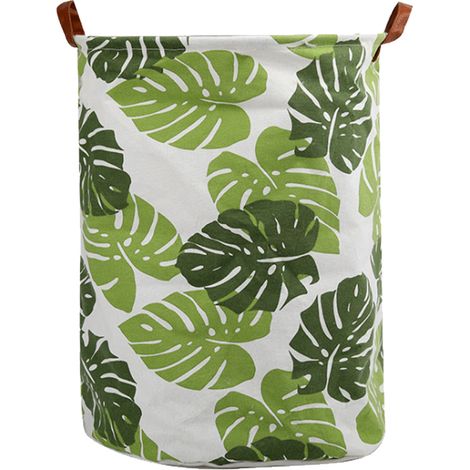 Panier De Rangement Pliable - Avec Cordon De Fermeture Et Poignée - Pour Vêtements Jouets Couvertures - 1 Pièce (1/5)