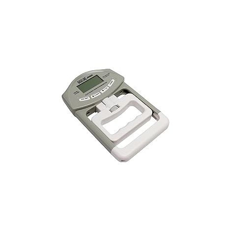 Tragbarer digitaler Dynamometer – Kraftmessung – automatische Erfassung – elektronischer Griff – 90 kg – Grau (1/4)