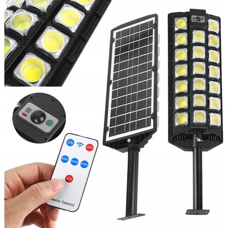 Lampadaire solaire avec télécommande Kraft&Dele 2500W 20 000 lm IP65 (1/5)