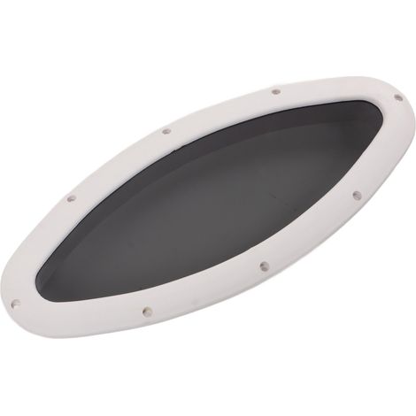 Hublot ovale 465 x 200 mm, anti-UV, étanche, pour cabine de bateau, débarras ou salle de conférence. (1/5)
