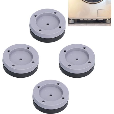 Tapis antidérapant pour machine à laver, tapis antichoc, patin pour machine à laver entièrement automatique, patin de fixation universel anti-humidité pour tambour, rehausseur de hauteur (1/5)