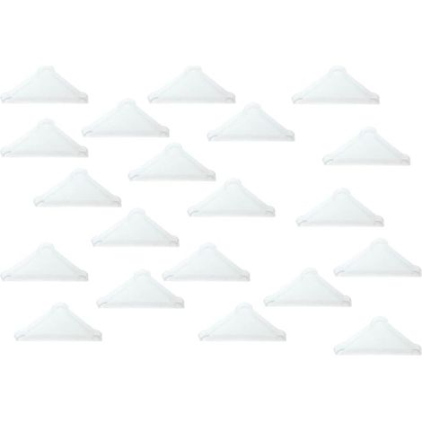 Protecteurs d'angle 5 mm pour verre pointu, miroir, carreaux de céramique, couvre-coins à triple forme 20 pièces (1/4)