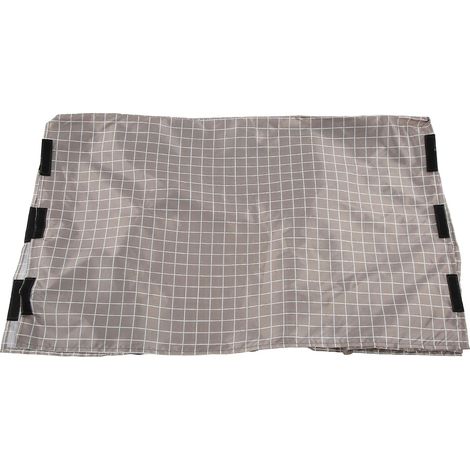 Housse de protection imperméable et anti-poussière pour cage à chien en tissu Oxford à carreaux marron, avec sac de rangement, 106,7 x 69 x 76 cm / 42 x 27,2 x 29,9 pouces (1/5)