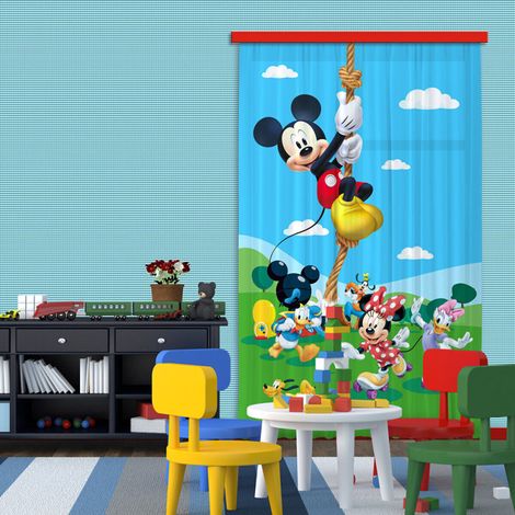 Rideaux La Maison de Mickey et ses amis Disney-Occultant : 140x245 cm (1/2)