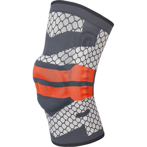 Genouillères de sport, genouillères antidérapantes épaisses avec éponge, genouillères confortables et sûres, genouillères de sport, genouillères d'entraînement (orange, XL)