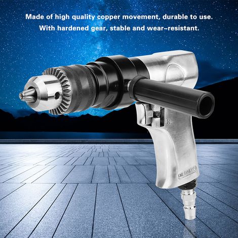 Perceuse pneumatique KP-554 type pistolet 1/2 CW/CCW, outil de perçage pneumatique 700 tr/min