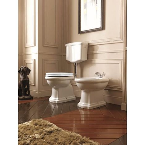 Cristina Ondyna – Réservoir de chasse d'eau mi-haut sortie murale – Compatible avec WC Chambord – Installation facile – Matériaux de qualité