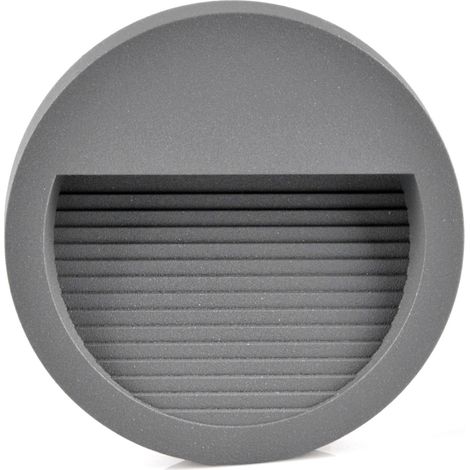 Lampada LED da incasso rotonda 3W 4000K IP44 grafite Polux (1/5)