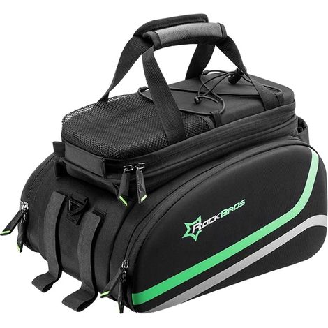 Borsa da trasporto per bicicletta, grande capacità, sistema di sgancio rapido, A6-1BK (1/2)