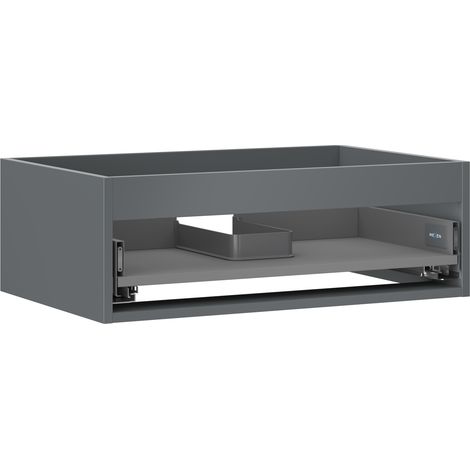 Mexen Box-A Unterschrank-Korpus 70 cm, 1 Schublade, mattes Graphit - 91AX0-0700-235-1-66 (1/4)