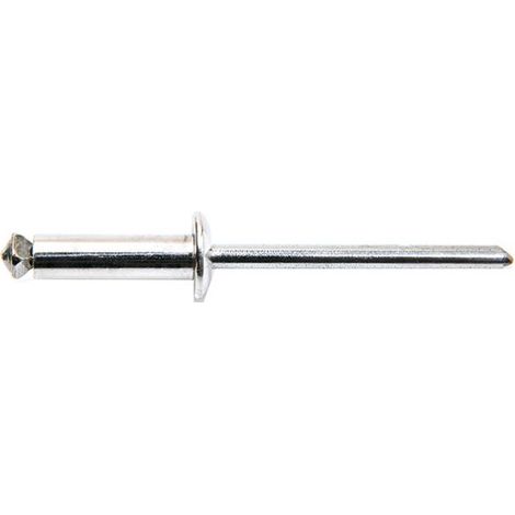 250 Rivets Aveugles Eclatés Tête Ronde GOSTAR TRS 4.8 x 12 mm - Aluminium/Acier - D-Work