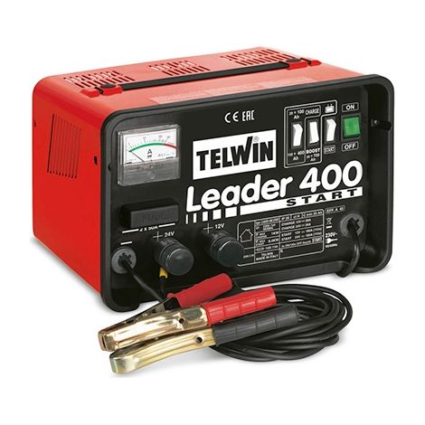 Chargeur de batterie de voiture/Dispositif de démarrage Telwin LEADER400 START 12-24 V (1/5)