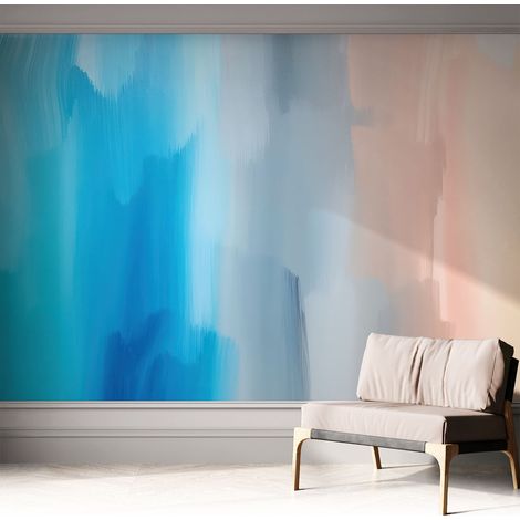 Fotomurale adesivo - parete decorativa - decorazione casa - stile moderno parete - Astrazione colorata 312x219 cm (1/5)