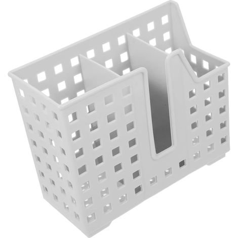 Lot de 2 supports muraux, panier à couverts pour lave-vaisselle et ustensiles (1/4)