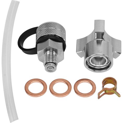 Robinet de vidange d'huile étanche anti-rouille structure compacte raccord flexible inox M12x1.25 (1/5)