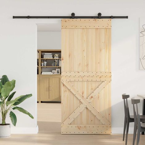 vidaXL Porte coulissante NARVIK 100 x 210 cm (213,5 cm)