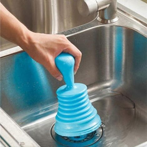 Déboucheur à ventouse - Déboucheur de canalisations - Déboucheur d'évier à forte aspiration - Déboucheur à pompe - Pour toilettes et évier de cuisine (1/3)