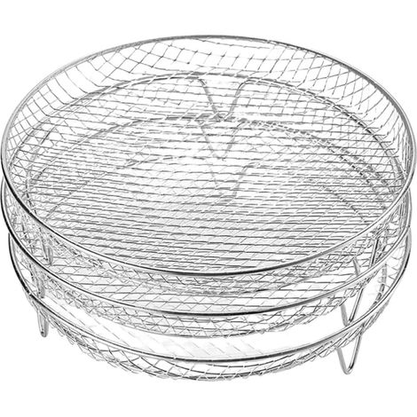 Grille à air chaud 3 niveaux en acier inoxydable (1/5)