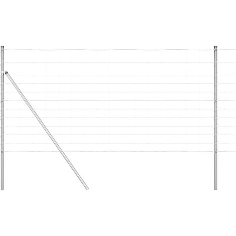 Maison Exclusive - Ground Fix Geschweißter Drahtzaun 25 x 1,2 m (