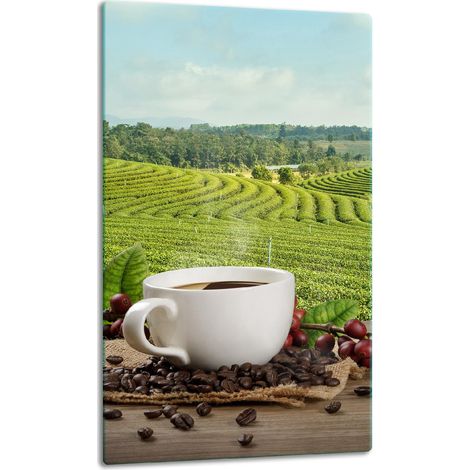 TABLERO DE MESA DE PANEL DE CRISTAL 30x52 CAFÉ (1/5)